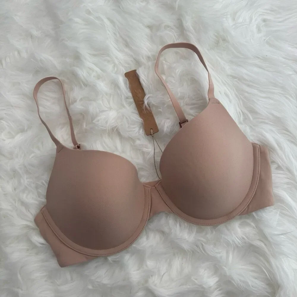 Skims Fits Everybody T-Shirt Bra Mica Size 34C - Picture 3 of 7